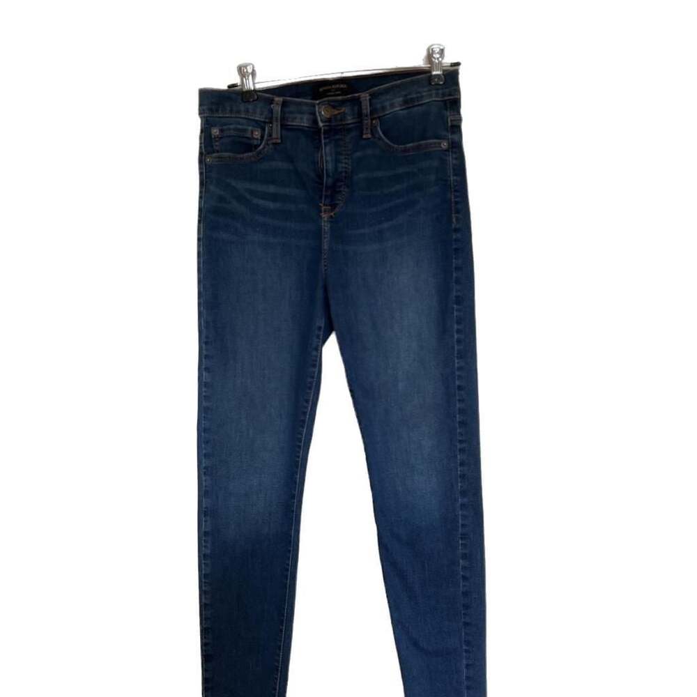 Banana Republic High-Rise Skinny Jeans - Dark Blue Wash